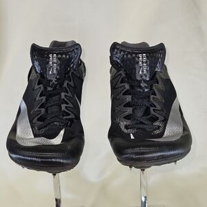 Nike Zoom Rival Sprint Track Shoes Spikes Men’s Size 10 Black Silver DC8753-001